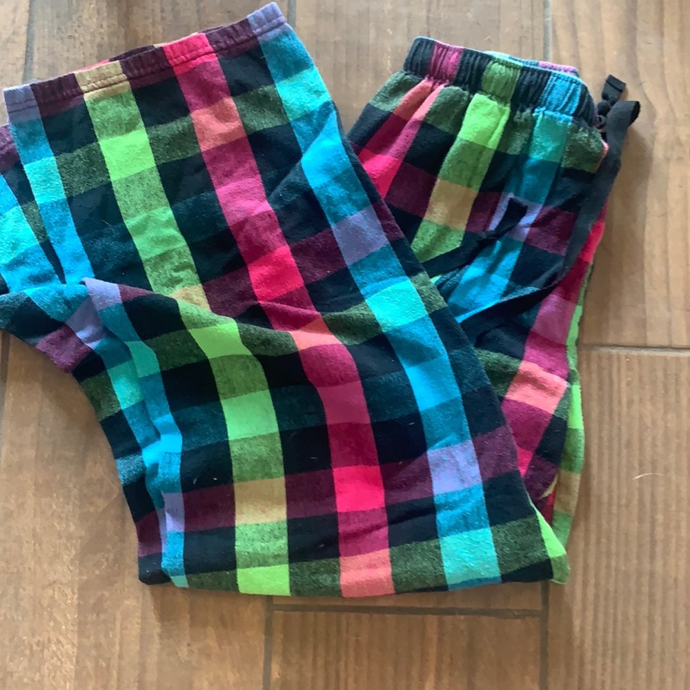Multi colored pajama pants